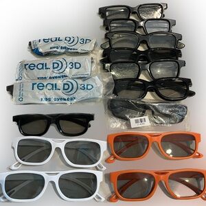 3D Movie Glasses Home Theatre LG Cinema Adult Kids System TV Video RealD Game 15